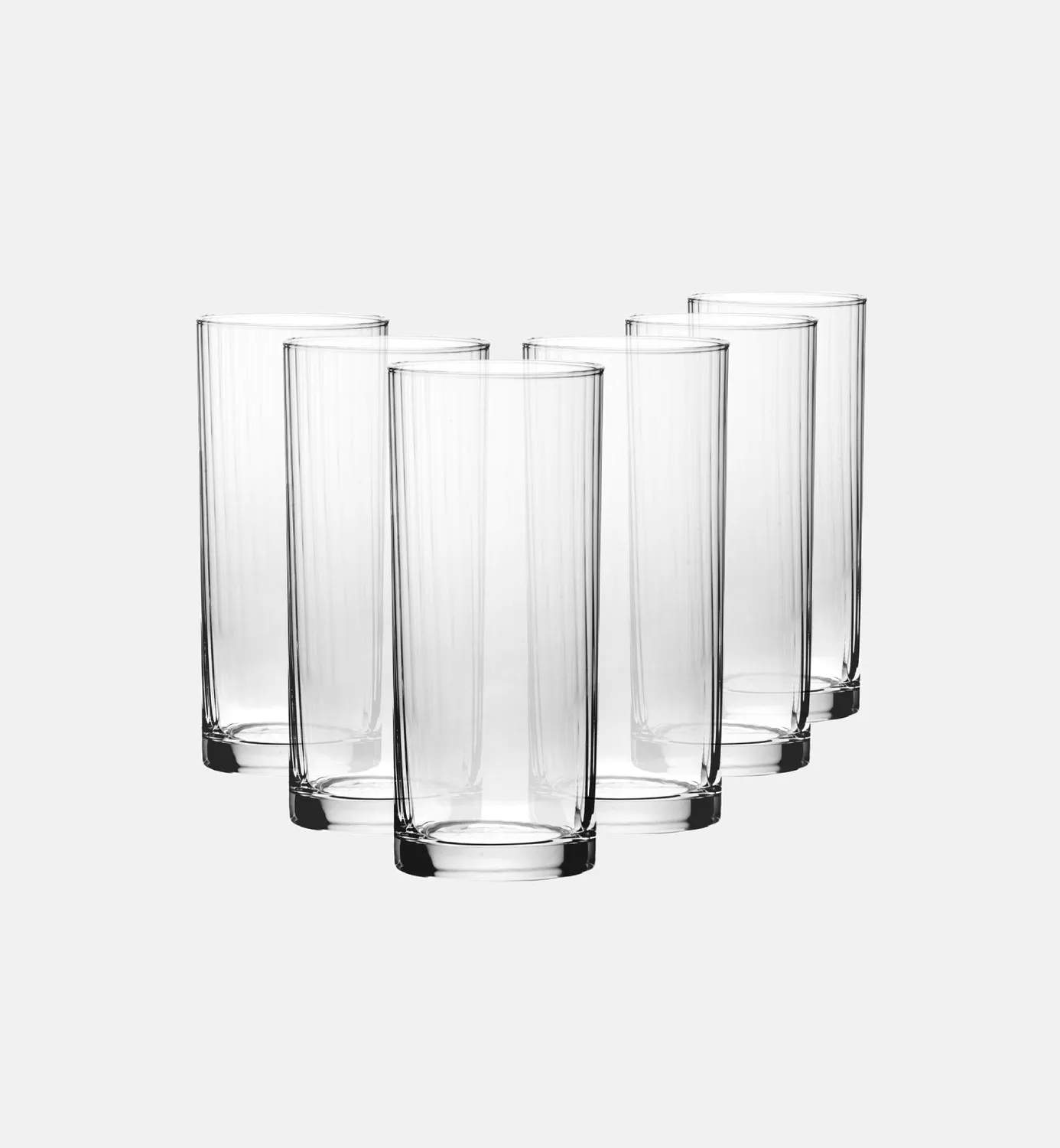Krosno Highball Ice Optic tumbler 280 ml riflede
