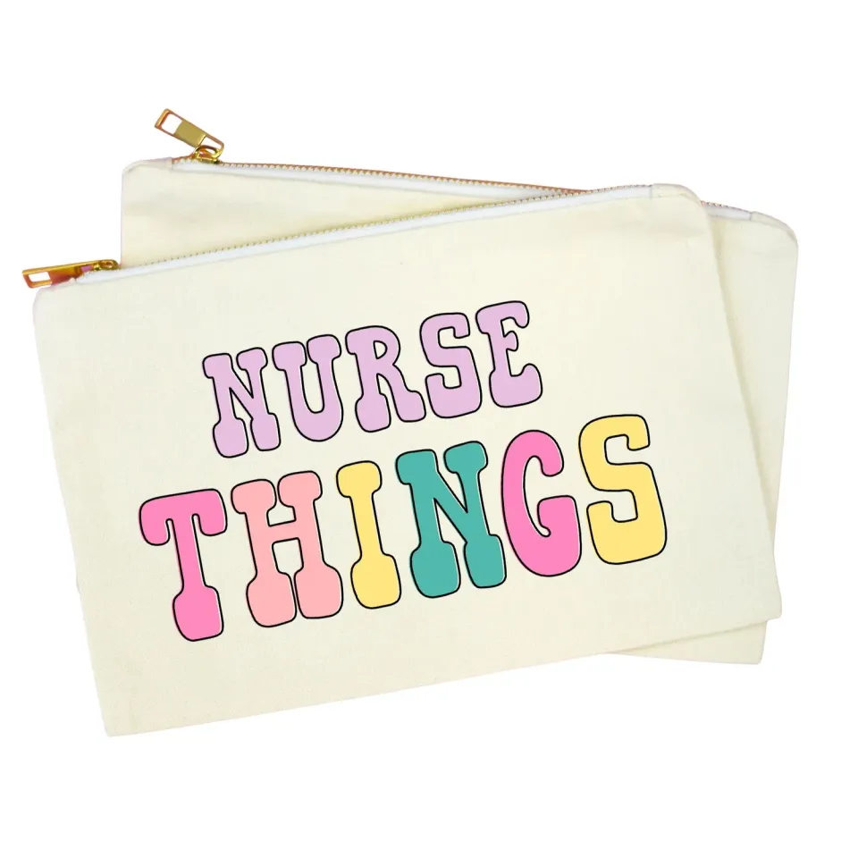 Mugsby Nurse Things makeup taske bomuld sygeplejerske