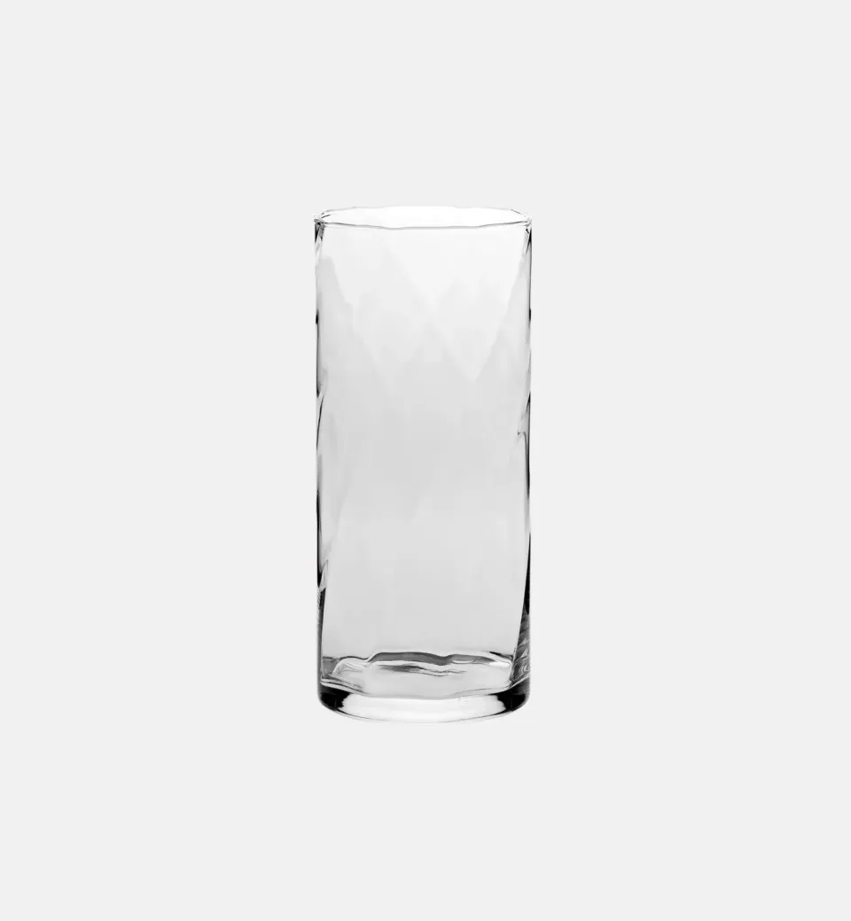 Krosno Home Simple vase 25 cm riflet glas