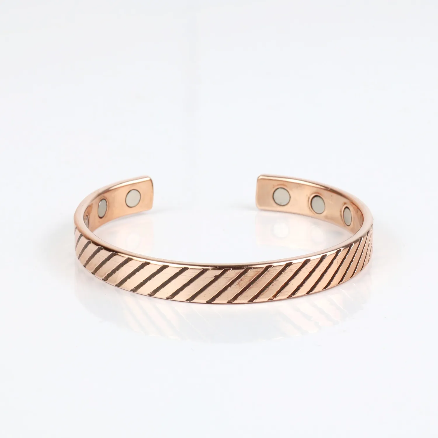 El'Cobre Design 78 kobberarmbånd flettet med æske