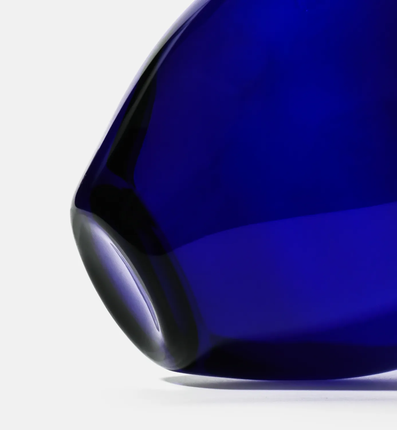 Krosno Pebble 2017 vase 30 cm kobolt