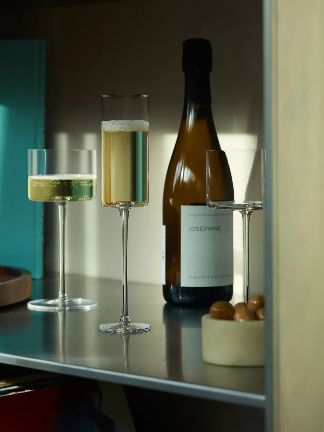 LSA Moderne Champagne Flute glas 2 stk