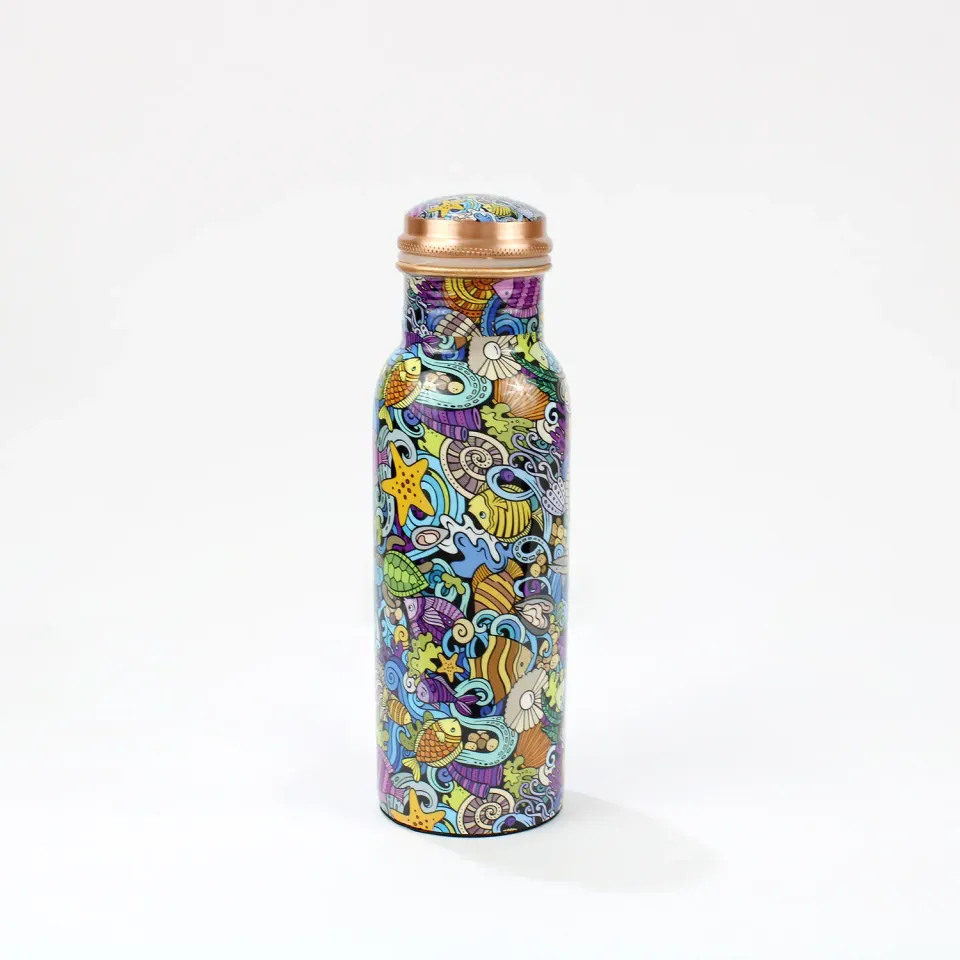 El'Cobre Fish kobberflaske 700ml print limited edition
