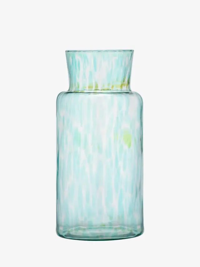 LSA Sea Glass vase genbrugsglas plettet