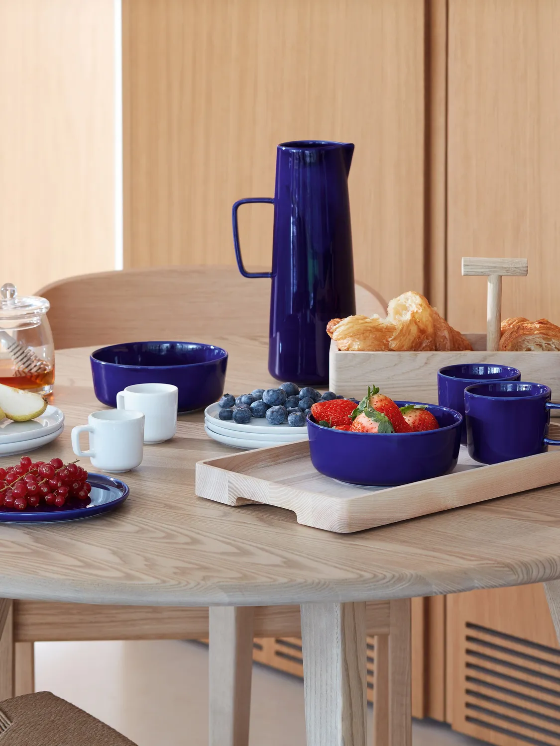 LSA Collective suppeskål 2 stk cobalt porcelæn