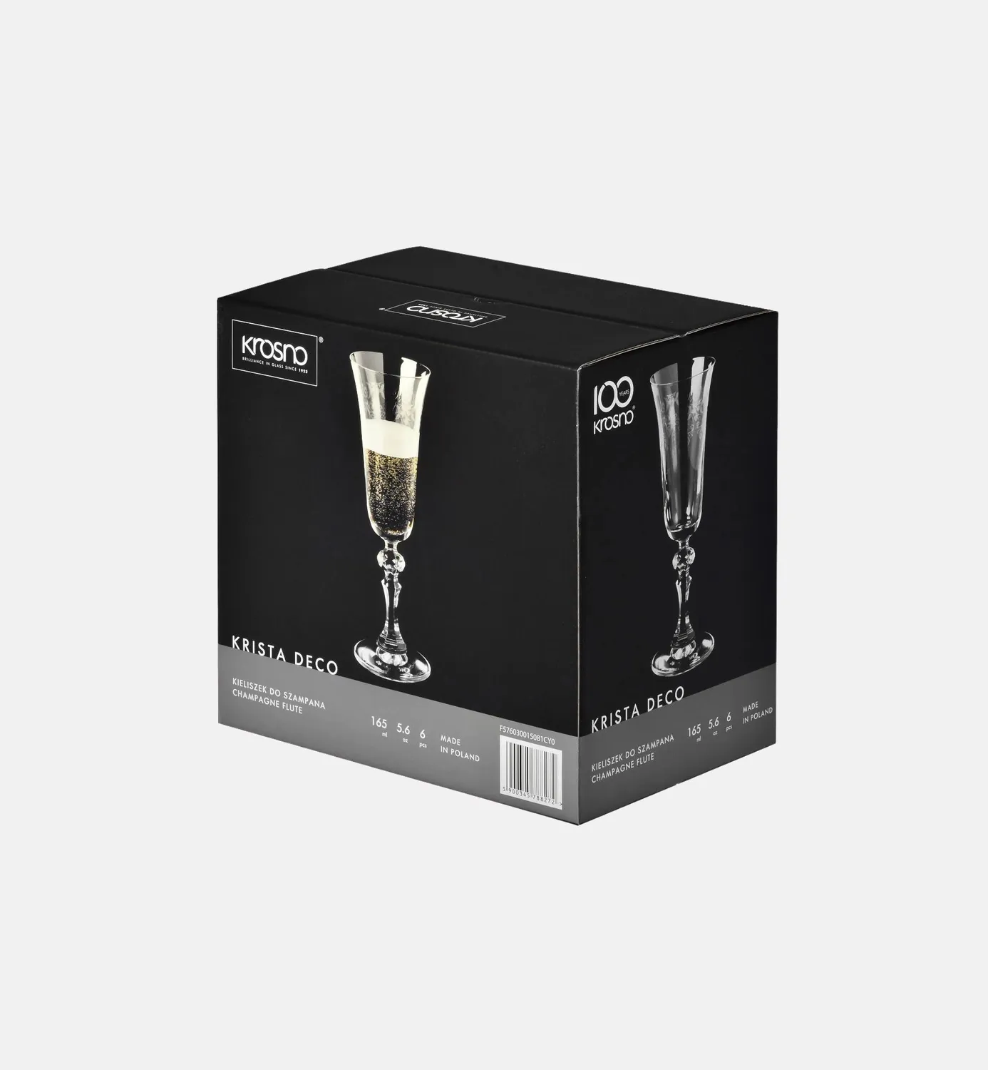 Krosno Krista Deco champagneglas 165 ml