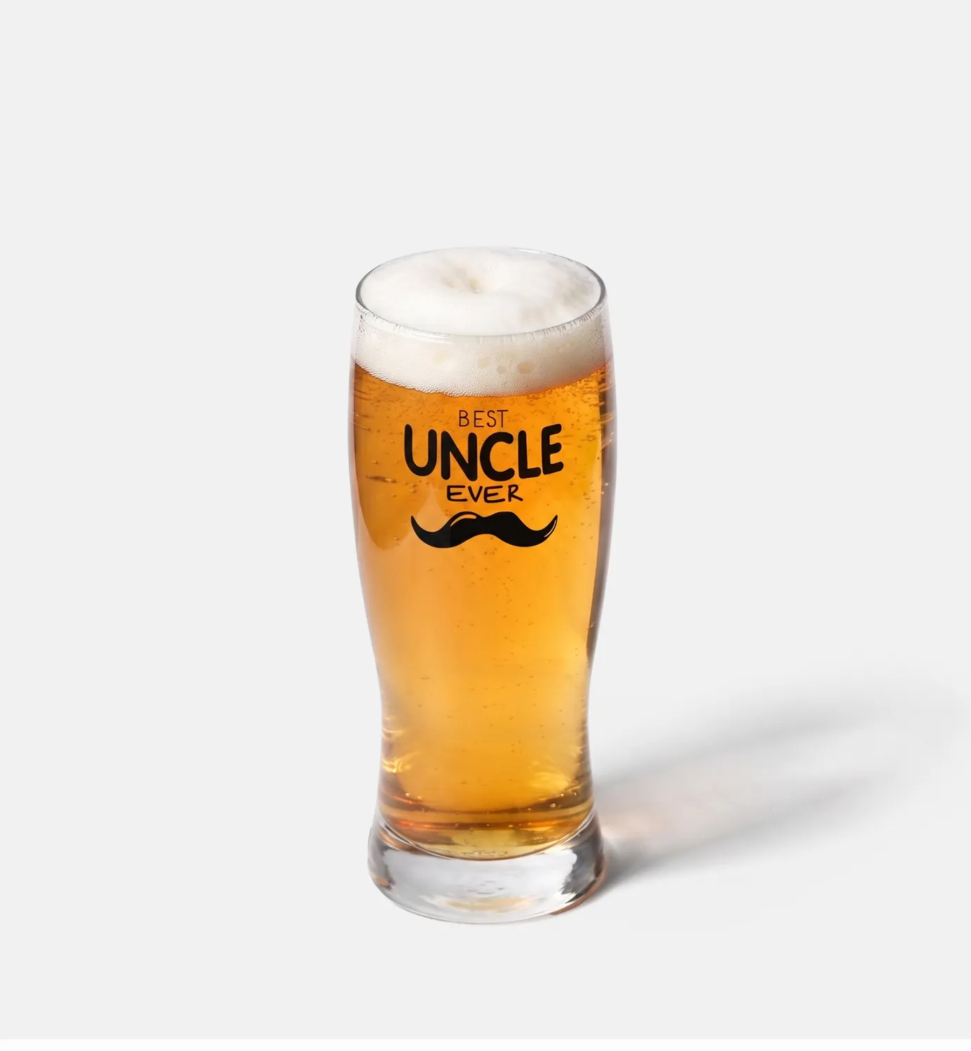 Krosno Best Uncle Ever ølglas 500 ml med tryk