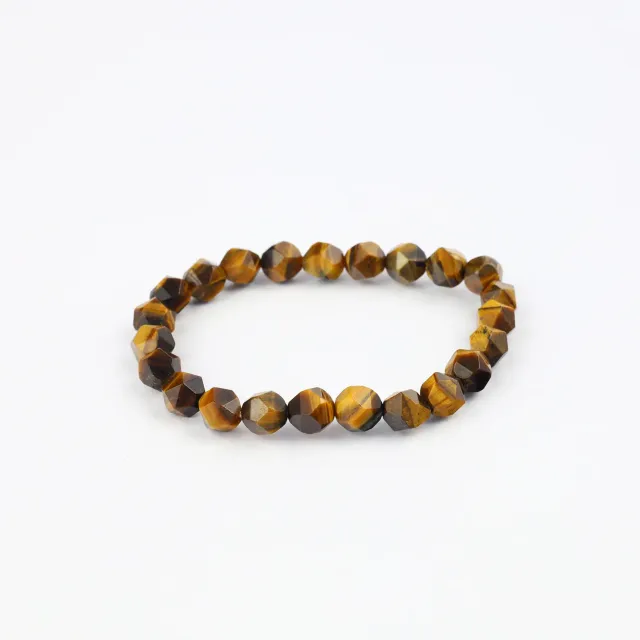 El'Cobre Tiger Eye Diamond Cut armbånd facetsleben