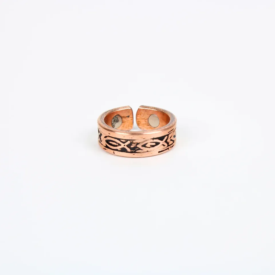 El'Cobre Design 5 kobberring magnet justerbar