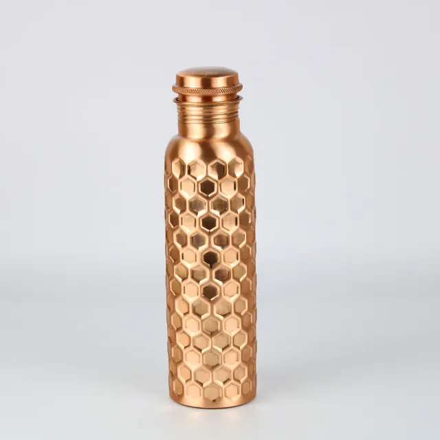 El'Cobre Premium Diamond kobberflaske 1000 ml hamret