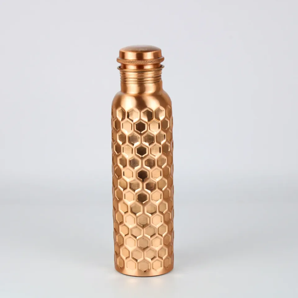 El'Cobre Premium Diamond kobberflaske 1000 ml hamret