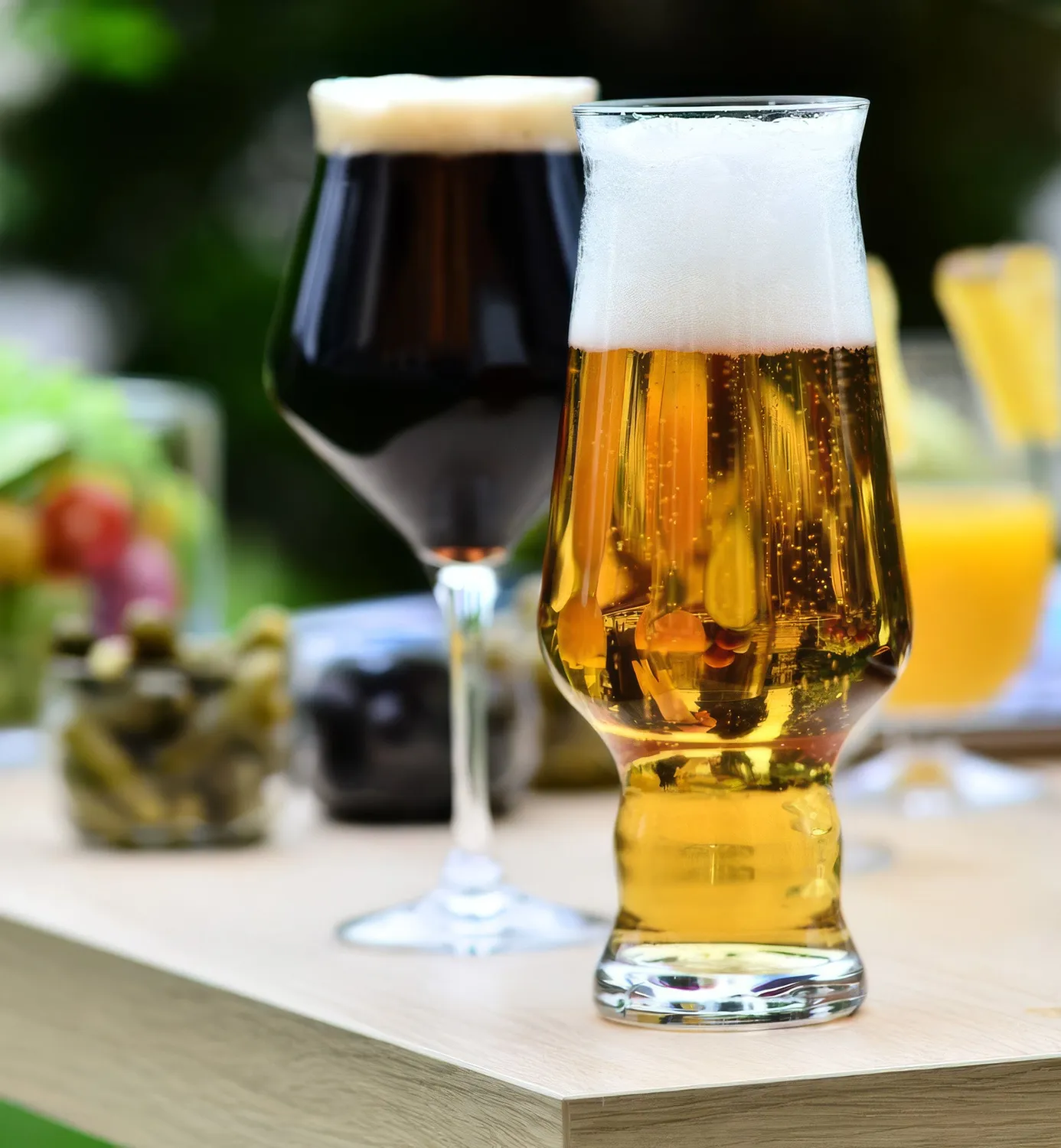 Krosno IPA ølglas 400 ml ribbet glas