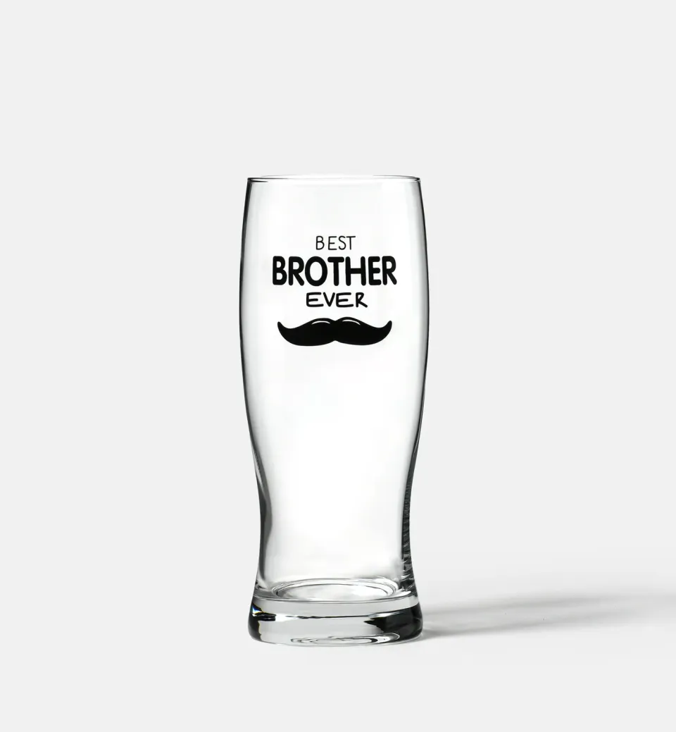 Krosno Best Brother Ever ølglas 500 ml gave