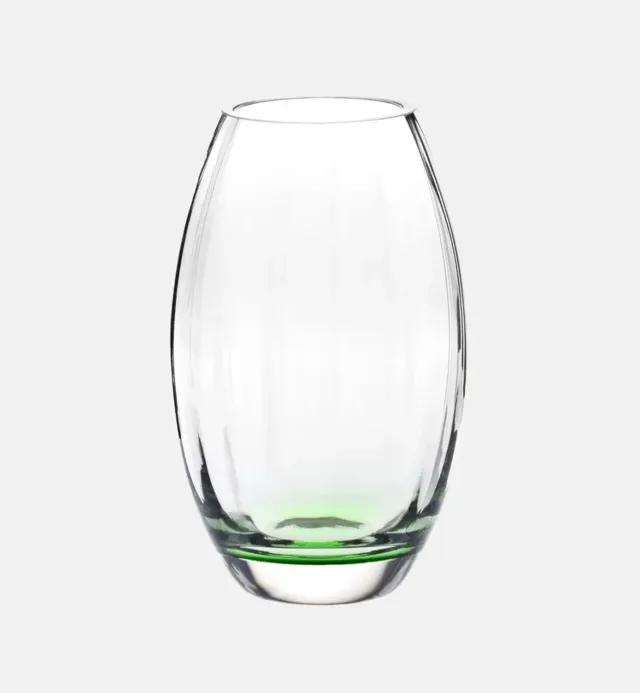 Krosno Gemstone vase smaragd 23,5 cm krystalglas