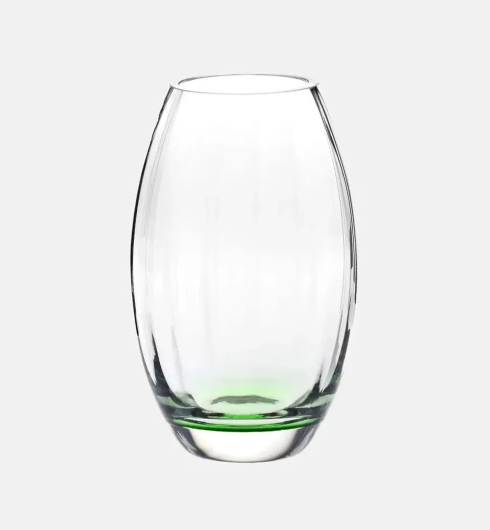 Krosno Gemstone vase smaragd 23,5 cm krystalglas