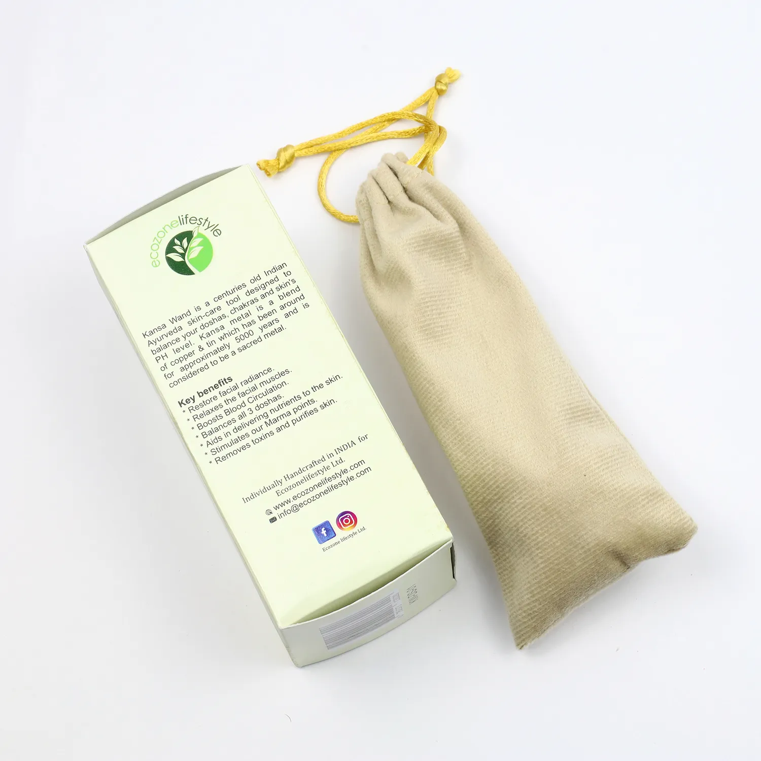 El'Cobre Deluxe Kansa massagewand dobbelt medium