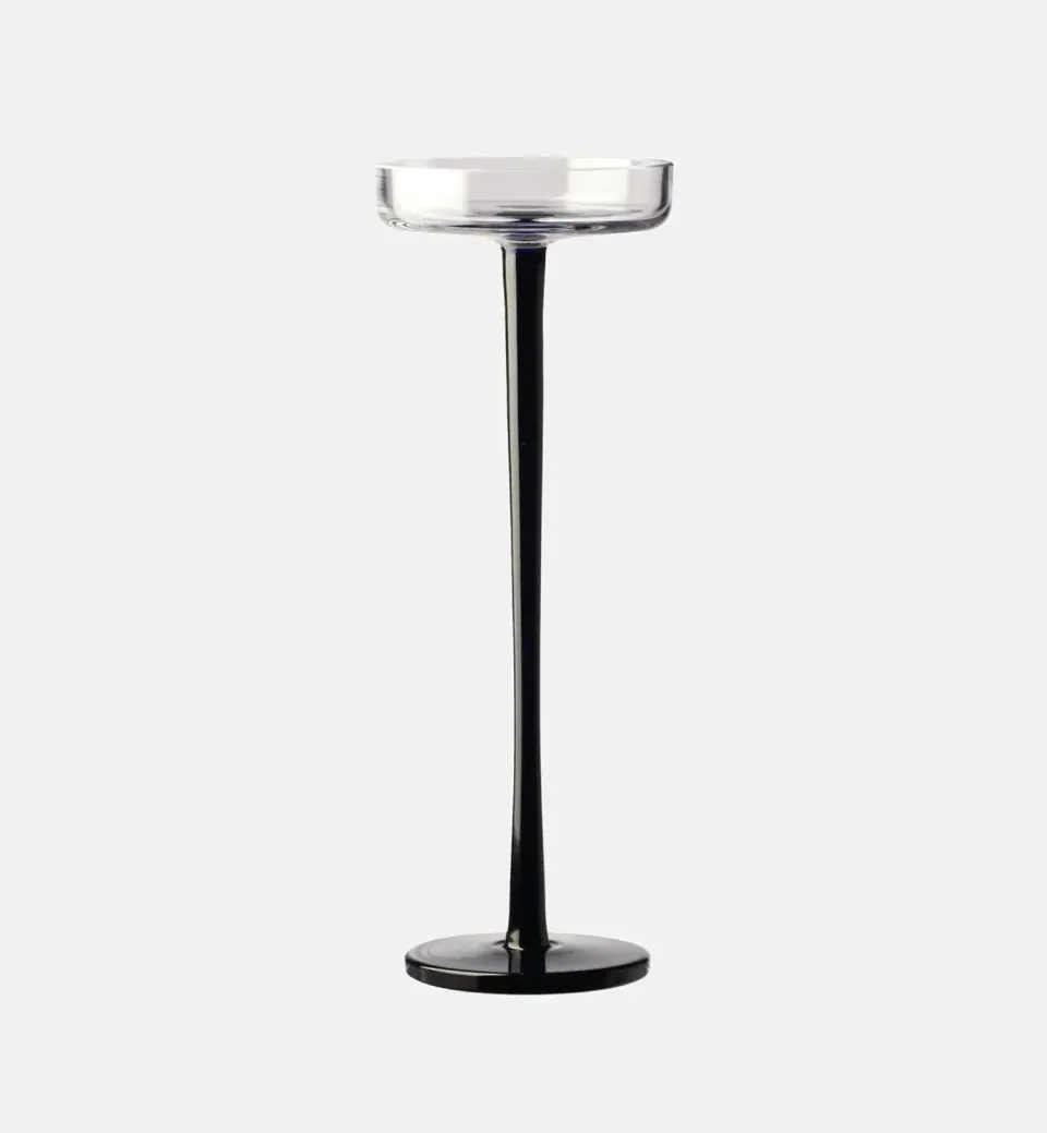 Krosno 1958 fyrfadsstage 25 cm kobolt