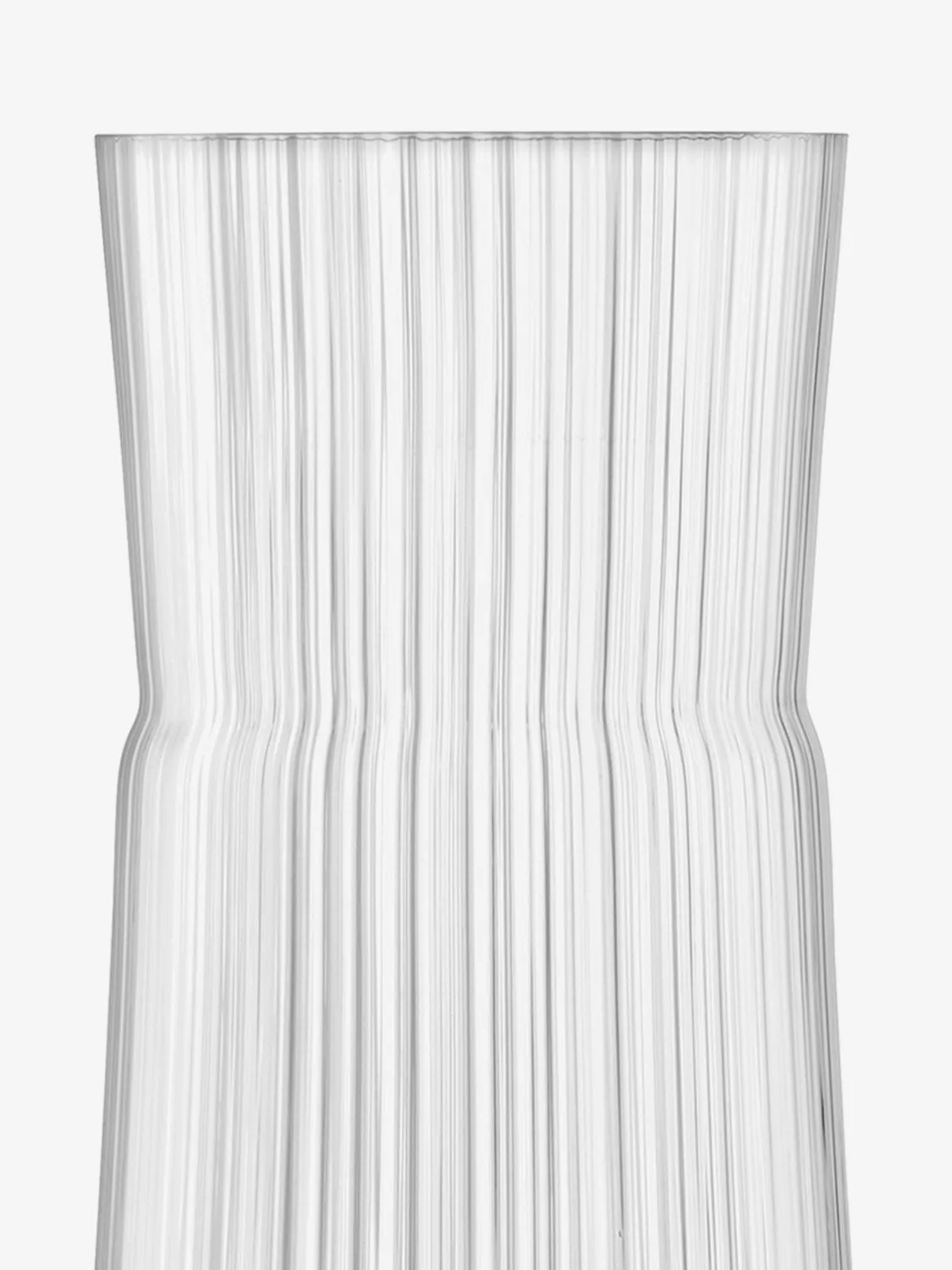 LSA Gio lanterne vase glas riflet med lys