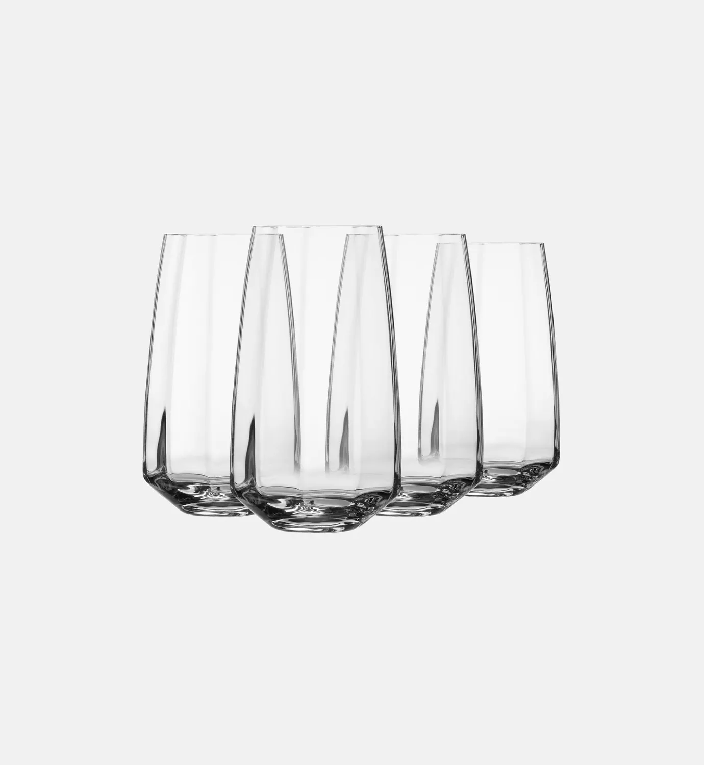 Krosno Celebration longdrinkglas 450 ml riflet