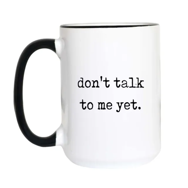 Mugsby Not a Morning Person krus 325 ml hvid