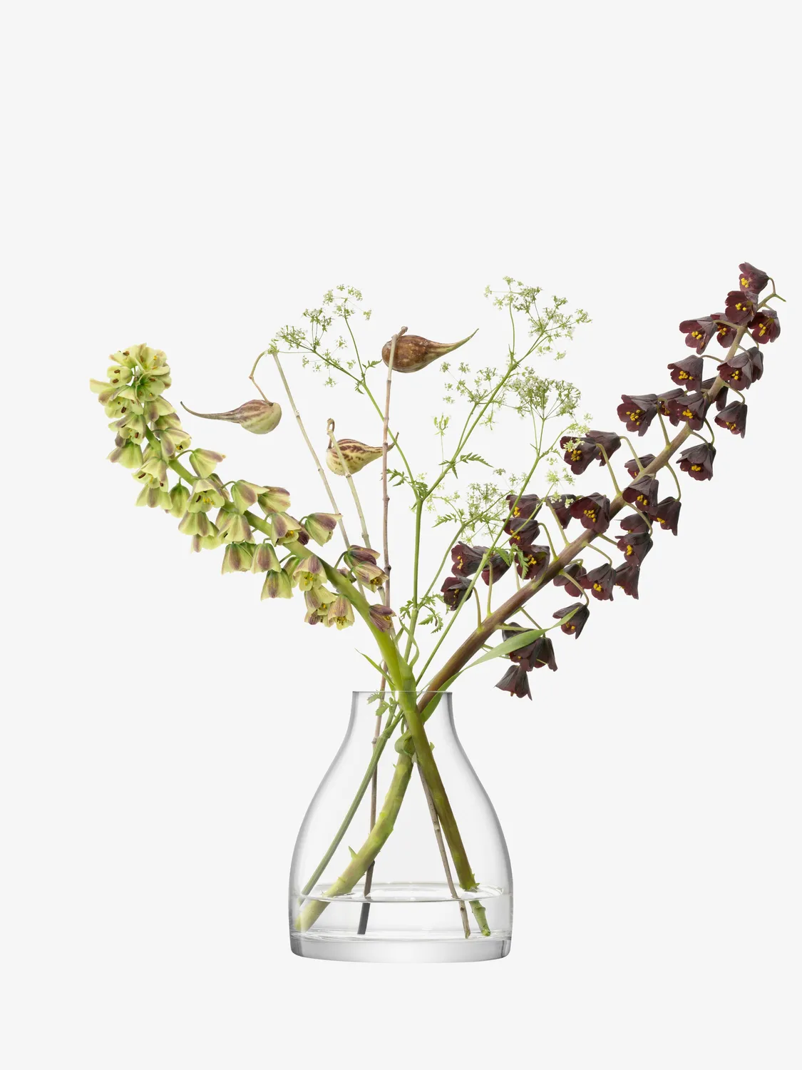 LSA Kiln Vase mundblæst glasvase klar