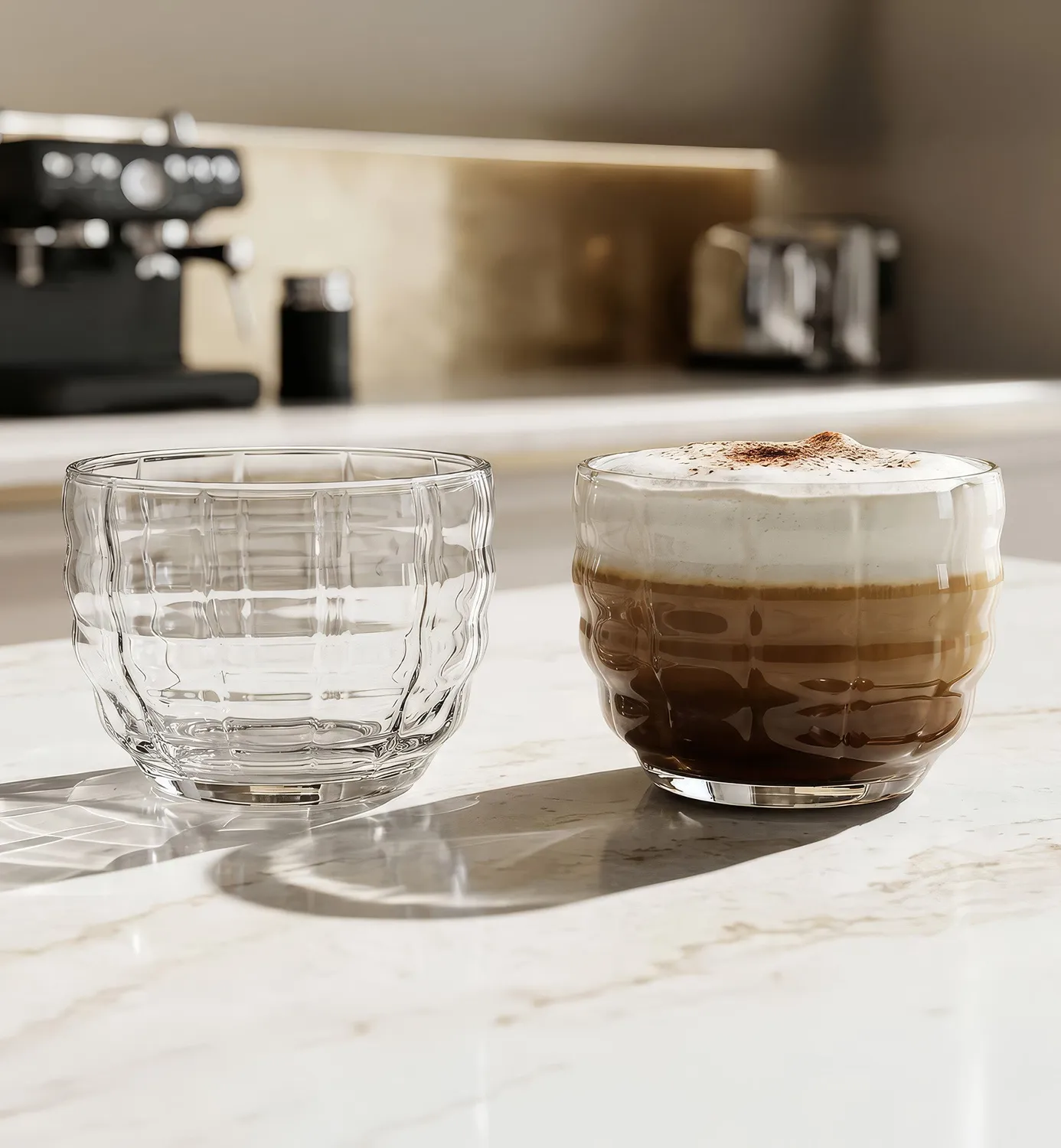 Krosno Coffee Moments kaffeglas 340 ml 4 stk