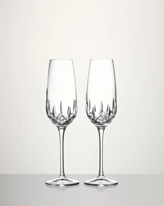 Waterford Lismore Essence champagneglas sæt 2 krystal