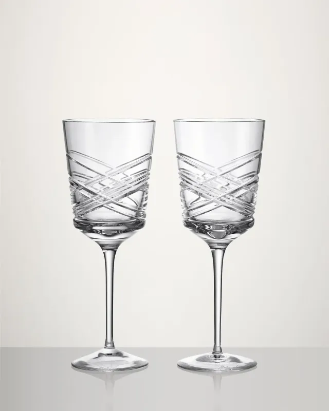 Waterford Aran rødvinsglas krystal 2 stk