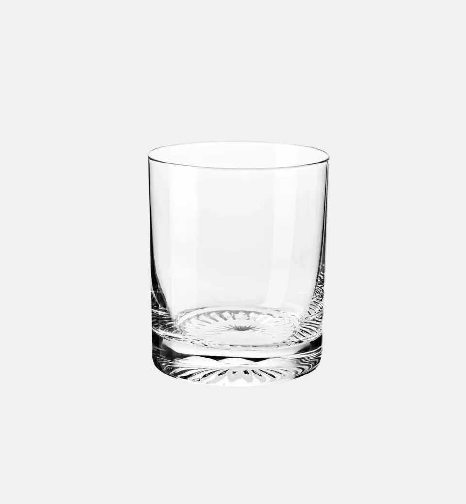Krosno Mixology whiskyglas 300 ml med præget bund