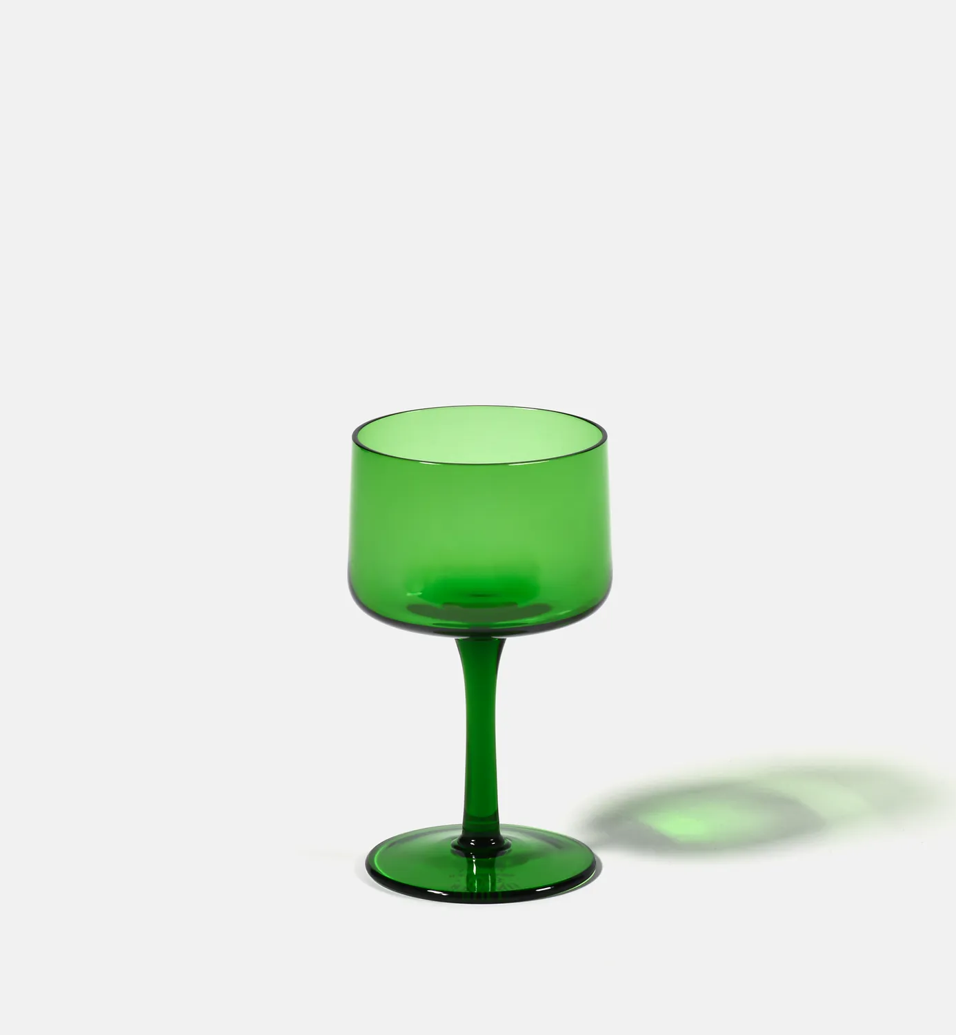 Krosno Bird 1967 hvidvinsglas 120 ml smaragd