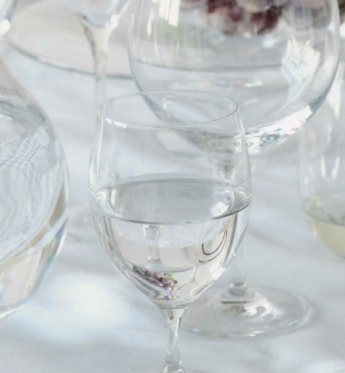 Krosno Harmony vandglas med stilk 340 ml klart glas