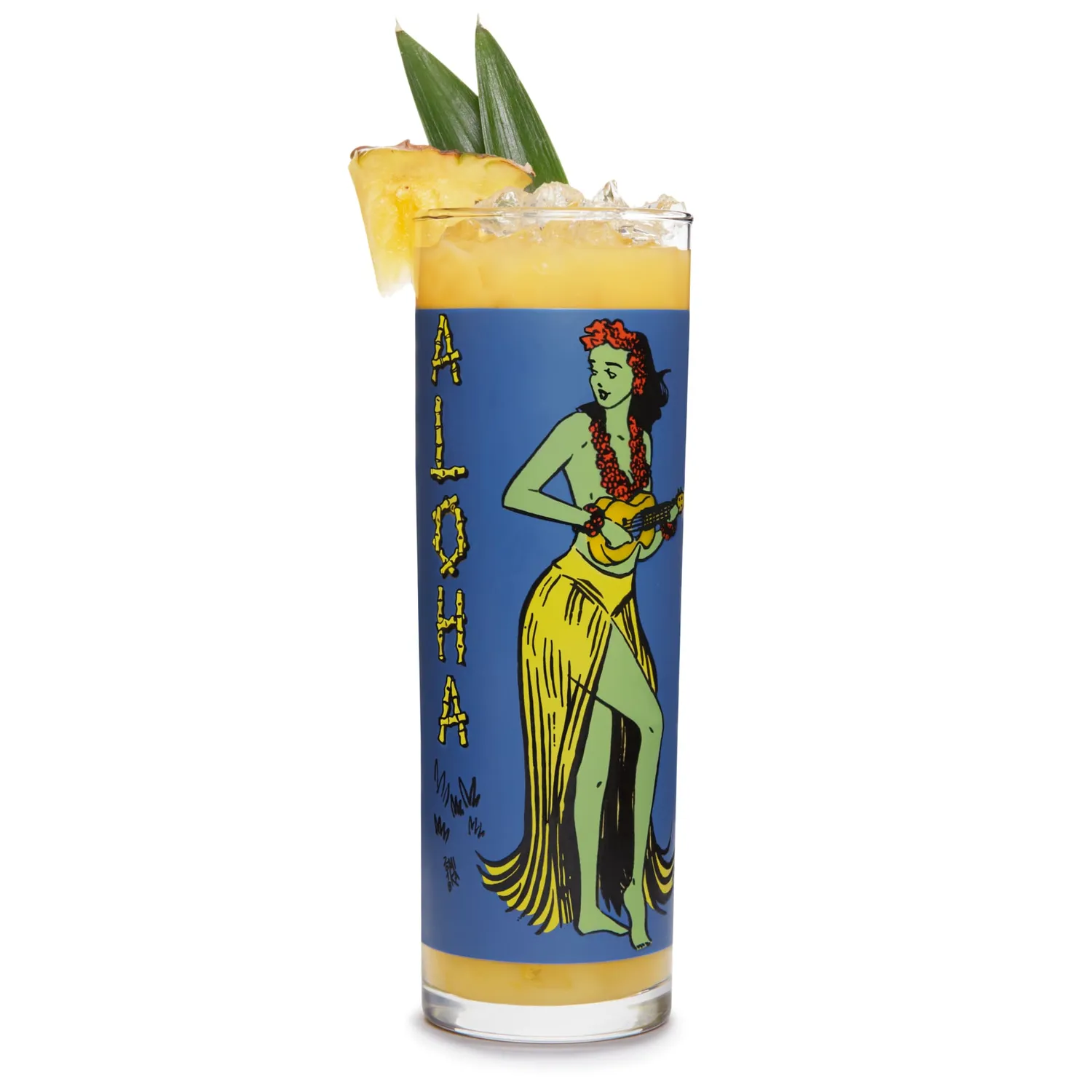 Libbey Tiki Kahiko tikiglas 400 ml sæt med 4 farvet