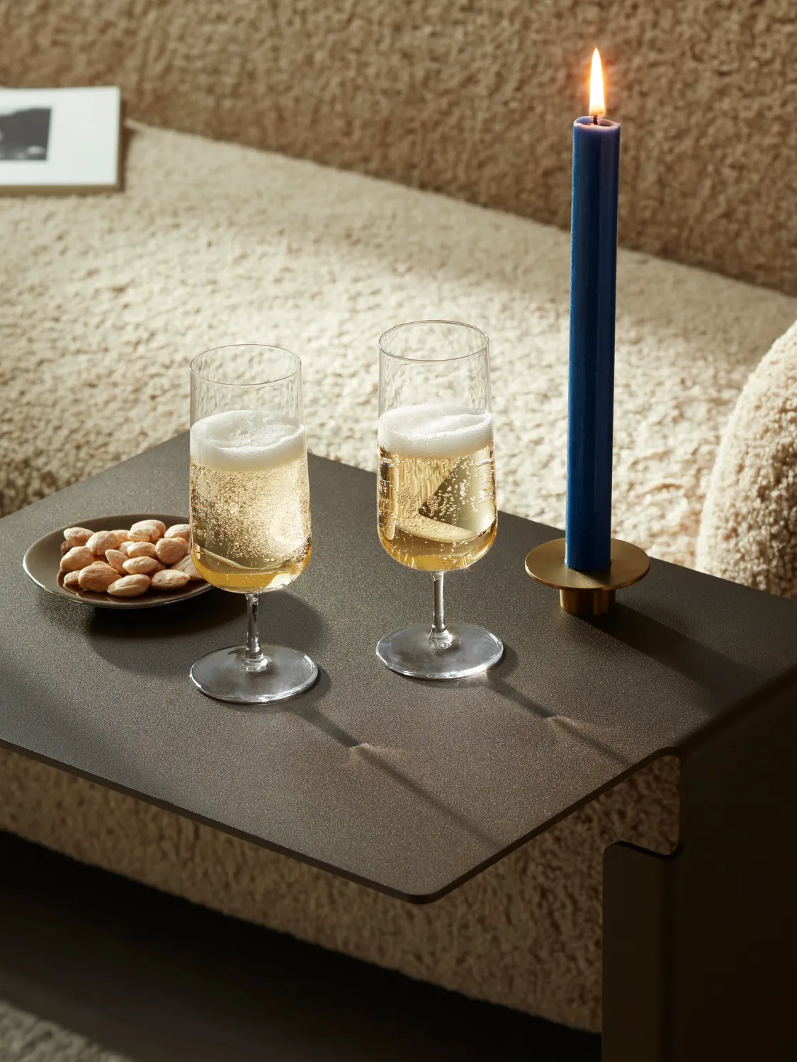 LSA Arc champagneglas 4 stk klart krystalglas