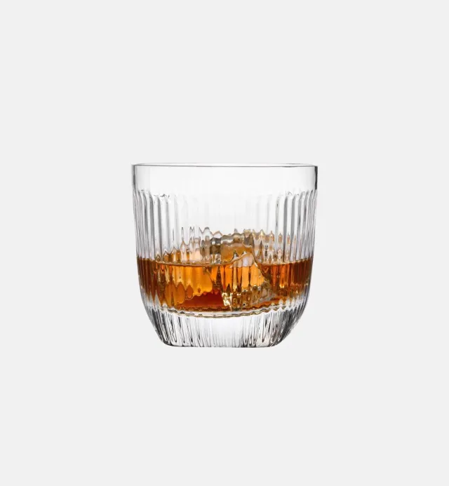 Krosno Gentleman whiskyglas rillet 300 ml
