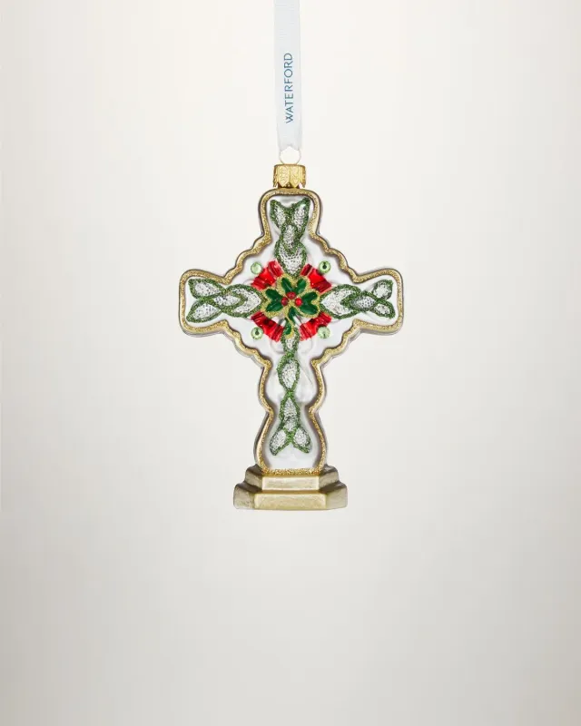 Waterford Holiday Heirlooms kors stående julepynt