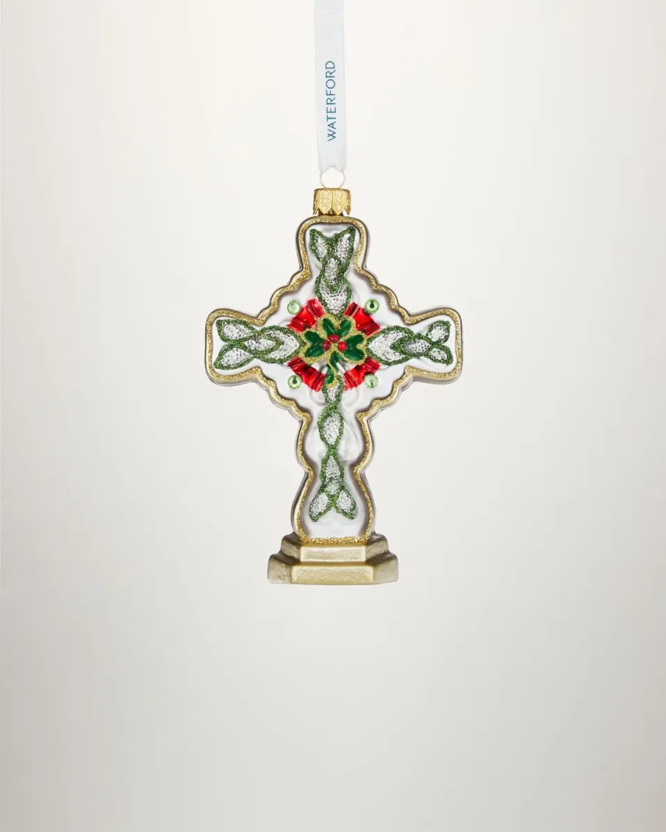 Waterford Holiday Heirlooms kors stående julepynt
