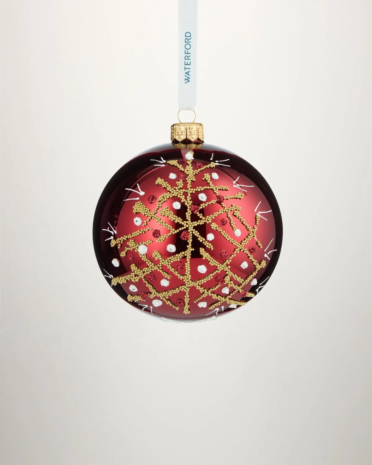 Waterford Holiday Heirlooms Winter Tree julepynt rød