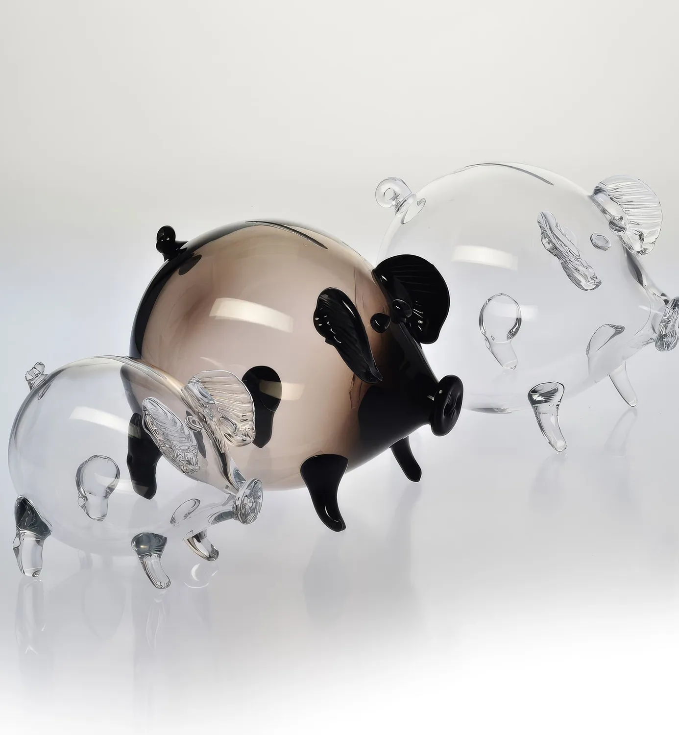 Krosno sparegris glas XL klar 25,5 cm