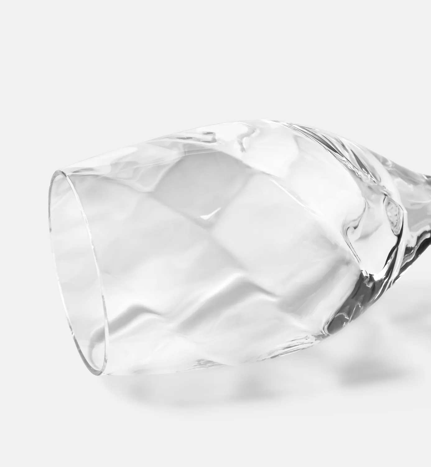 Krosno vodkaglas 40 ml krystal riflet diamantslib