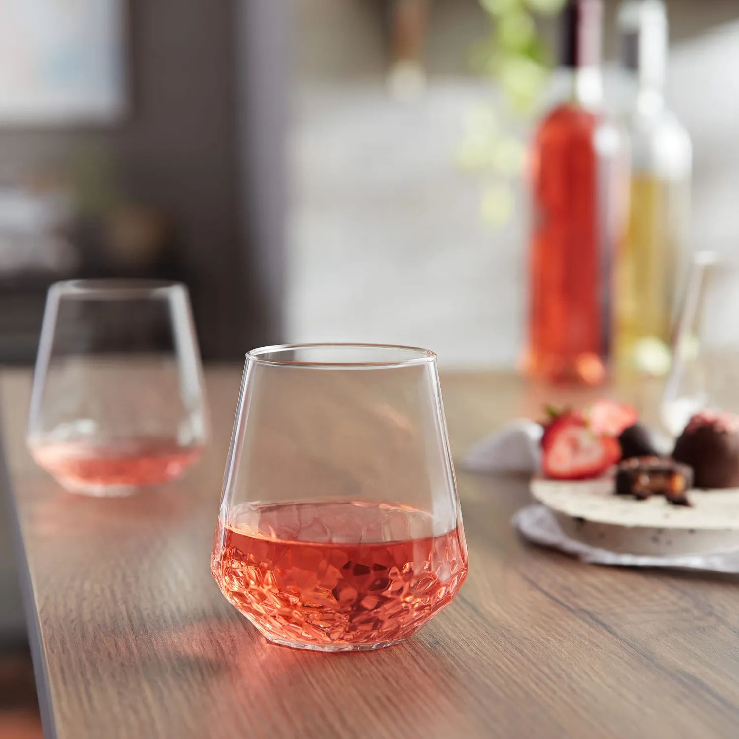 Libbey Hammered vinglas uden stilk 8 stk 525 ml