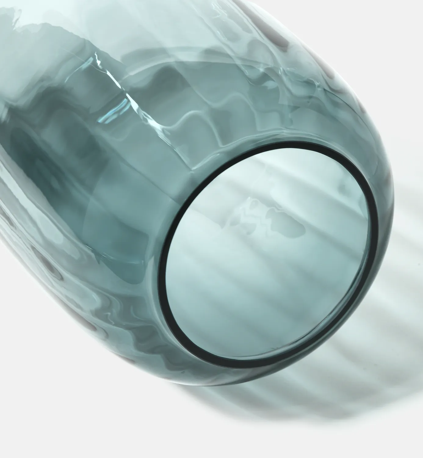 Krosno Ballerina vase 40 cm aquamarine glas