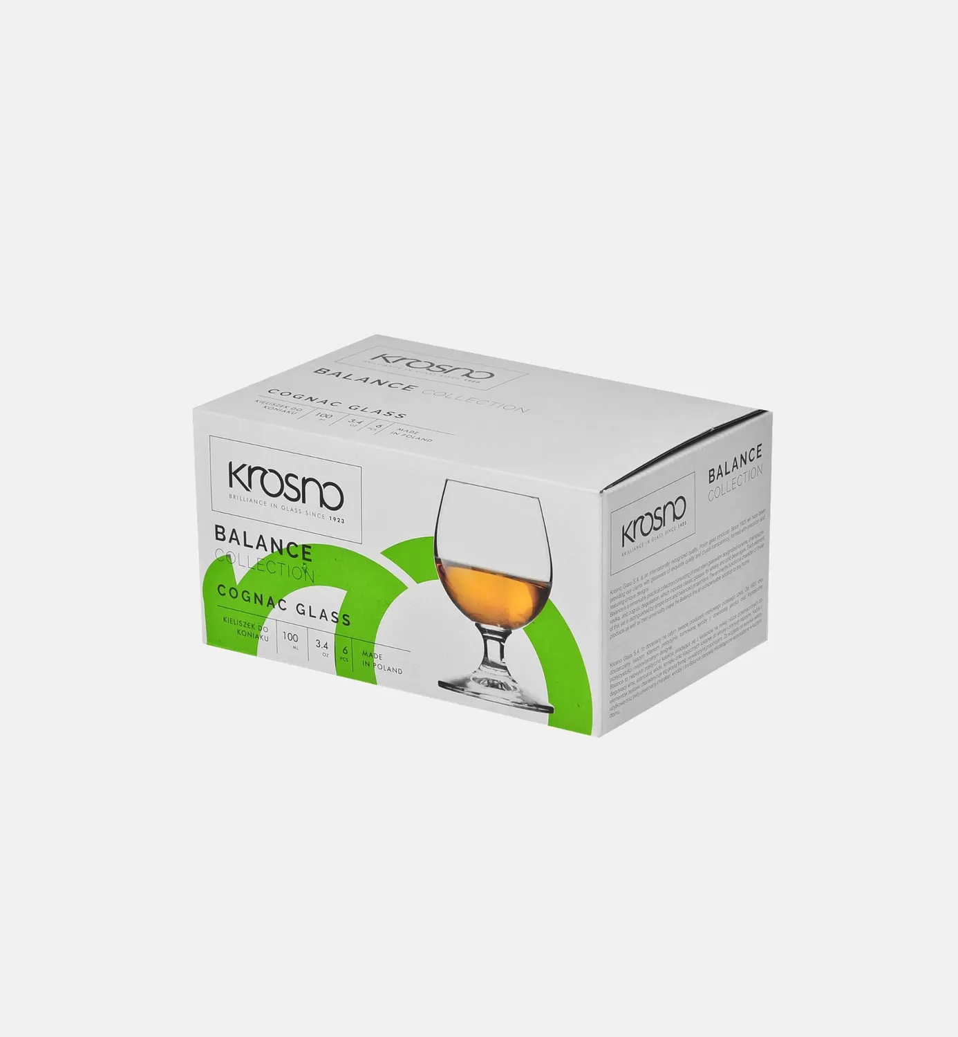 Krosno cognacglas 100 ml krystalglas