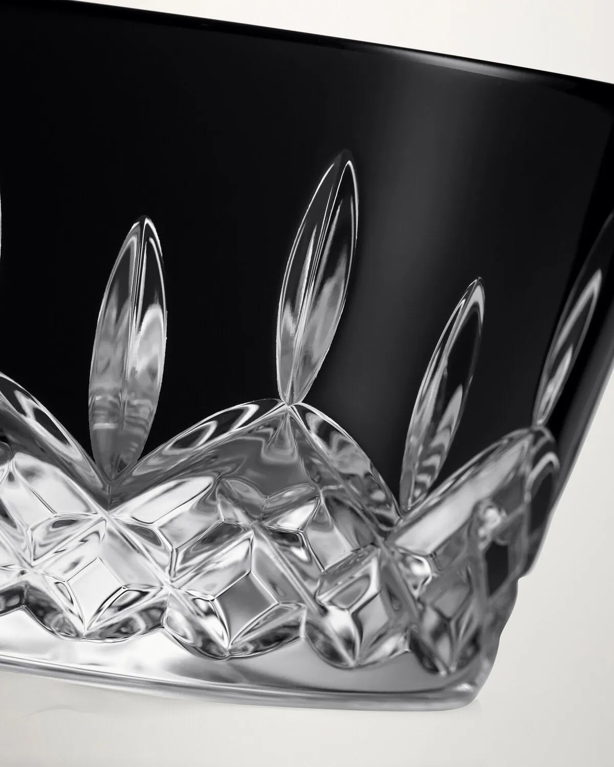 Waterford Lismore Black Multipurpose Bowl skål sort krystal